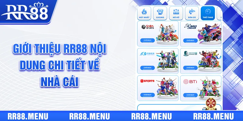 Giới Thiệu RR88 | Vì Sao Nhà Cái Lại “Chất Chơi” Đến Vậy?